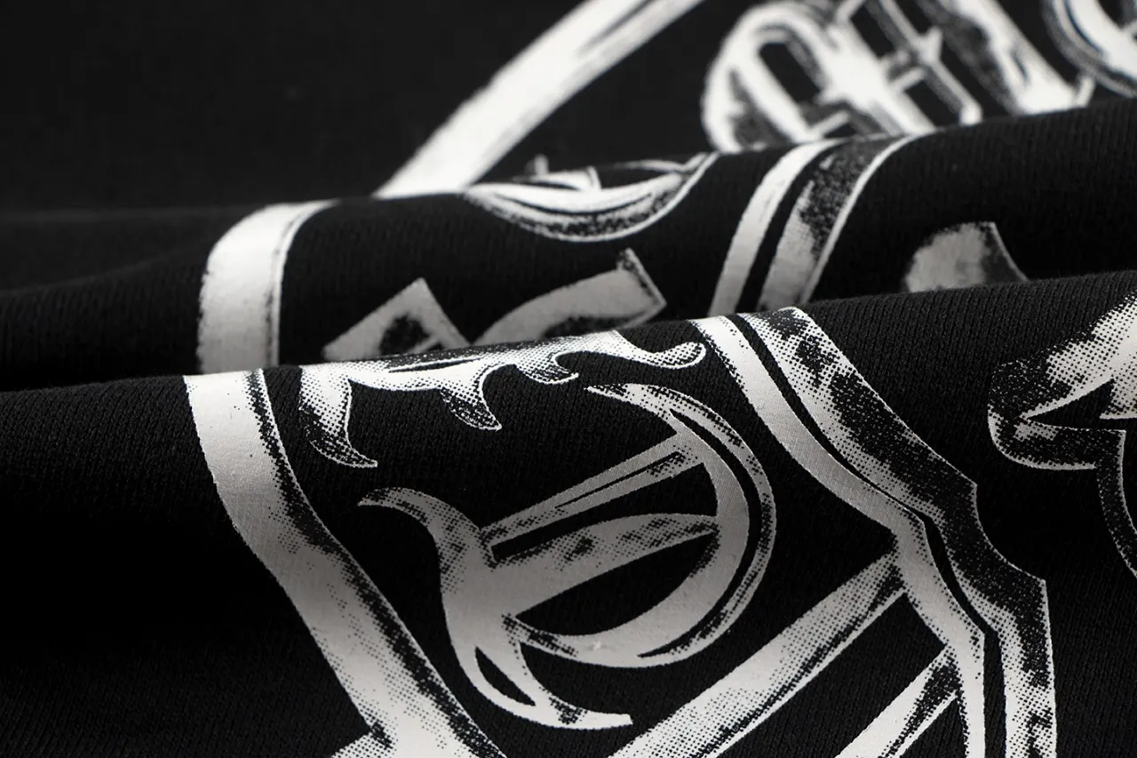 P270 Chrome Hearts Chrome Hearts Logo Hooded Sweatshirt Size: S M L XL Color: Black